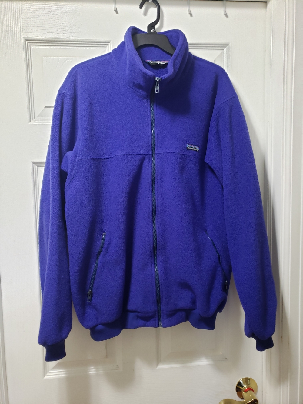 Patagonia Men’s Full-Zip Fleece Jacket in Royal Purple